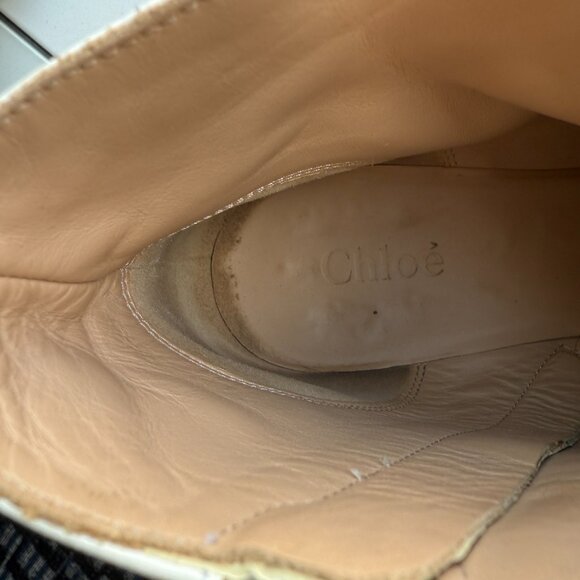 Chloe Suzanna White Studded Ankle Western Booties 35 - Picture 15 of 16